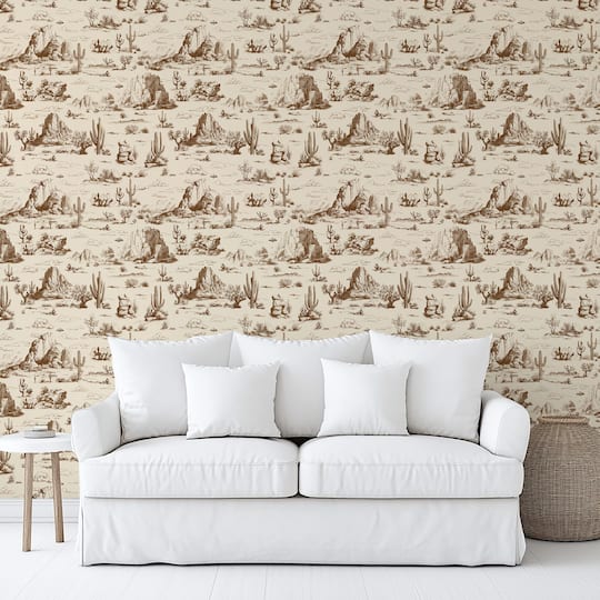 Designs Direct Area 51 Novelty Toile Peel & Stick Wallpaper